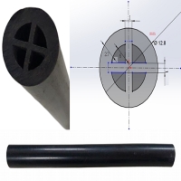 中空十字管/電線(走線)保護導管/骨架管/設備支架管 中空十字管/電線(走線)保護導管/骨架管/設備支架管