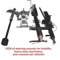 OEM of steering mounts for forklifts, heavy-duty machinery, and commercial vehicles