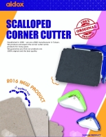 Scalloped corner cutter