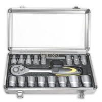 18PCS 1/2Dr. Sockets & Ratchet Handle Set / Tool Sets / Tool Kit