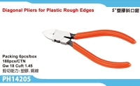 Diagonal Pliers for Plastic Rough Edges
