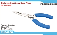 Stainless bent Long Nose Pliers for fishing