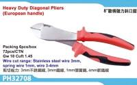 Heavy Duty Diagonal Pliers
(European Handle)