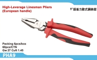 High-Leverage Linesman Pliers
(European handle)