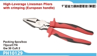 High-leverage Linesman Pliers *with crimping
(European handle)
