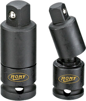 Pivoting impact socket adapter Pivoting impact socket adapter