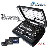The Crystal Line 15PCS Socket Set