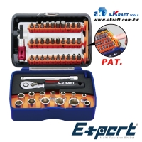 Expert 46 PCS 1/4”DR. Socket & Bit Set Expert 46 PCS 1/4”DR. Socket & Bit Set