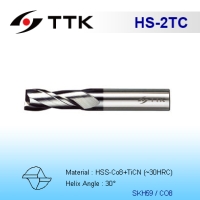 HSS 2-Flute End Mill HSS 2-Flute End Mill