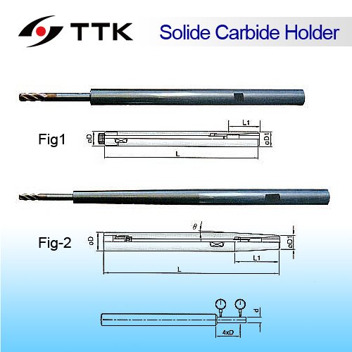 Solid Carbide Draw-Out Extension Collet Holder