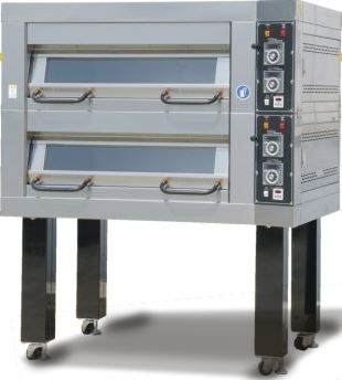 Two deck four tray electric oven