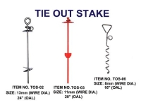 TIE OUT STAKE