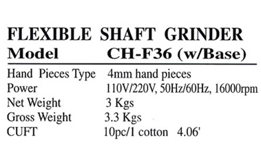 Flexible Shaft Grinder