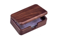 FLIP OPEN BUSINESS CARD BOX