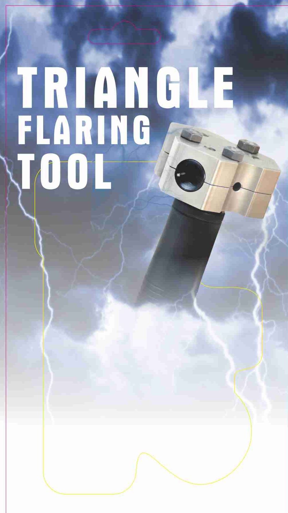 Triangle Brake pipe Flaring tool