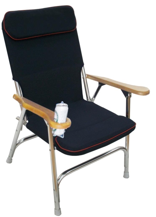 Aluminum alloy folding armrest chair