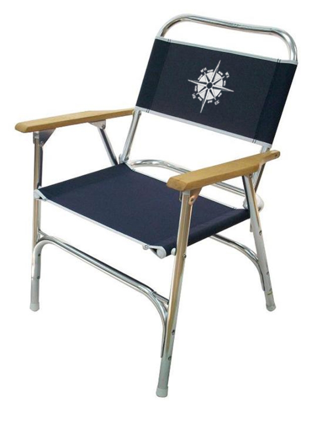 Folding deck chairs