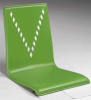 PVC及牛皮製椅墊