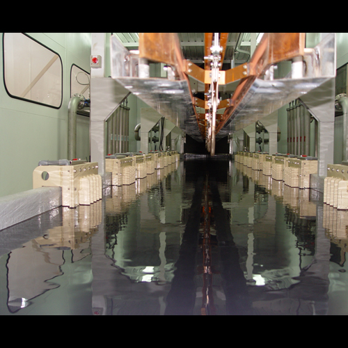 ED paint booth with 60-ton capacity