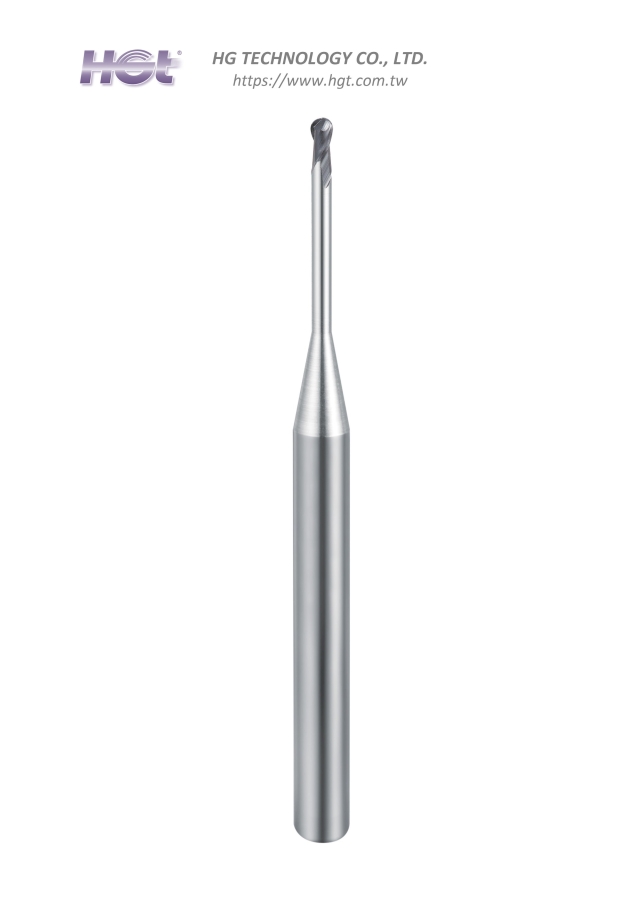 Ball End Mill,Dental,Long Neck,Composites TCBF