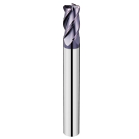 Long Shank Corner Radius End Mills
