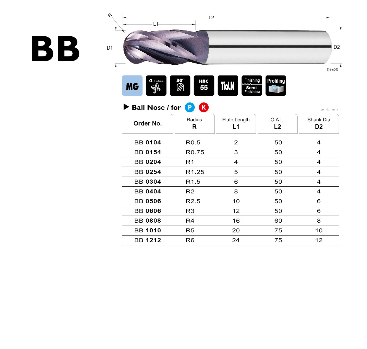 Ball End Mills