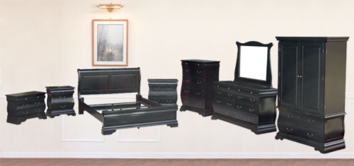 木制橱柜、木床、化妆桌/台/镜