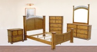 木床、五斗櫥/櫃、化粧桌/檯/鏡