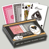 100% Plastic playing cards