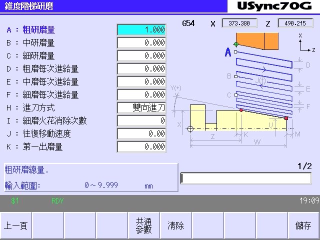 Graphicl User Interface on CNC controller