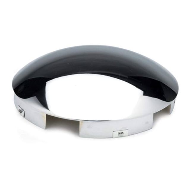 Steel Chrome Plated 8.5” Front Hubcap