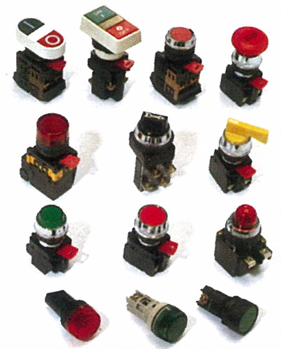 Push Button Switches Selector Switches. & Pilot Lamps