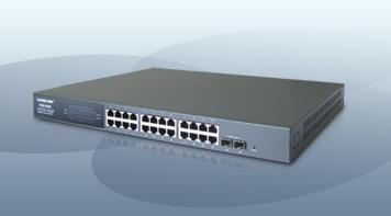 PoE-2404 24-Port PoE L2 Managed Gigabit Ethernet Switch PoE-2404 24-Port PoE L2 Managed Gigabit Ethernet Switch