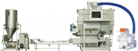 Standard type pellizing machine for clean film recycling