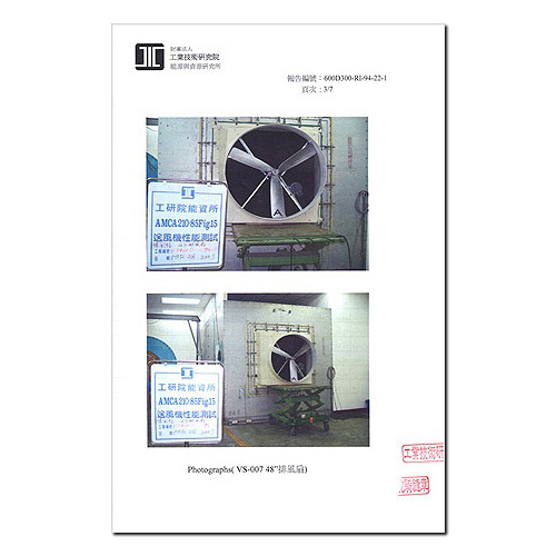 Test Reports by ITRI of Taiwan