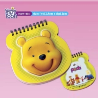 Raised Relief Notebooks (Winnie the Pooh)