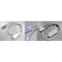 USB cable with led flow indicator USB cable with led flow indicator