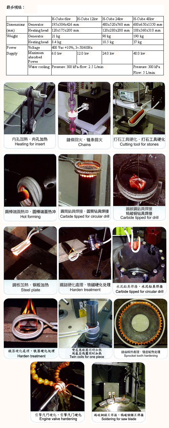 H-Cube High Frequency Inductive Heater for Hardening(150-250KHz)