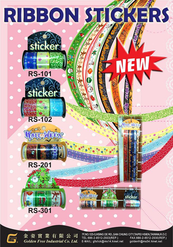 Ribbon sticker