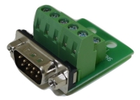 DB9 Male Connector for Field Termination