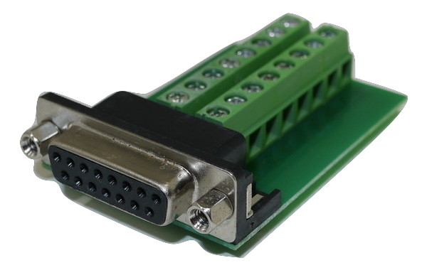 DB15 Female Connector for Field Termination