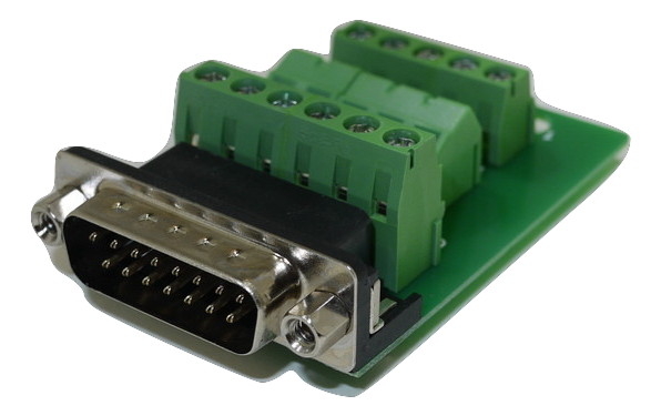 DB15 Male Connector for Field Termination