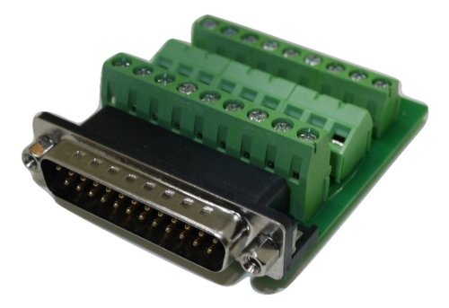 DB25 Male Connector for Field Termination
