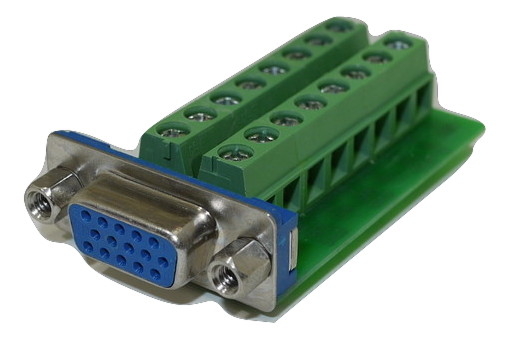 HD15 Female Connector for Field Termination