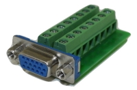 HD15 Female Connector for Field Termination