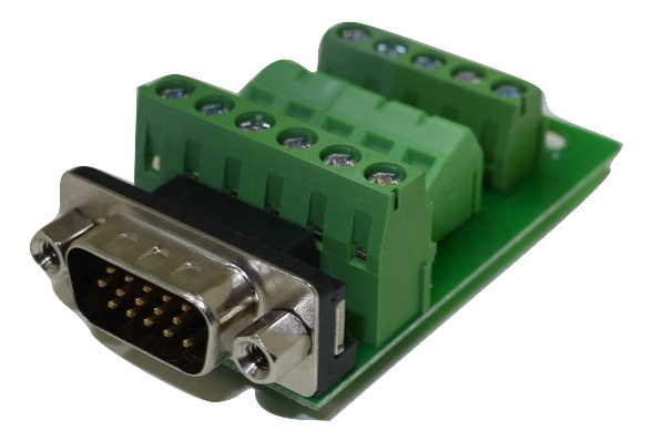 SVGA HD15 Plug for Field Termination
