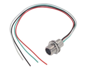 Mini DIN 4 Bulkhead Jack / Leads, Rear Mount