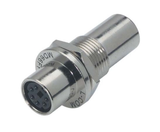 Pass-Through Adapter, Mini DIN 6, Female / Female