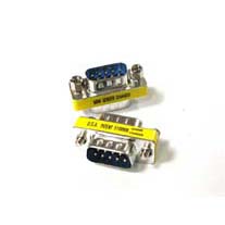 Mini Gender Changer, DB9 Male / Male