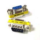 Mini Gender Changer, DB9 Male / Female Mini Gender Changer, DB9 Male / Female